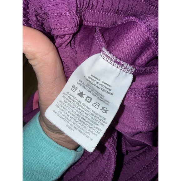 Nike Women's Small Fly Crossover Loose Viotech Pinksicle Mesh Basketball Shorts - Picture 5 of 7